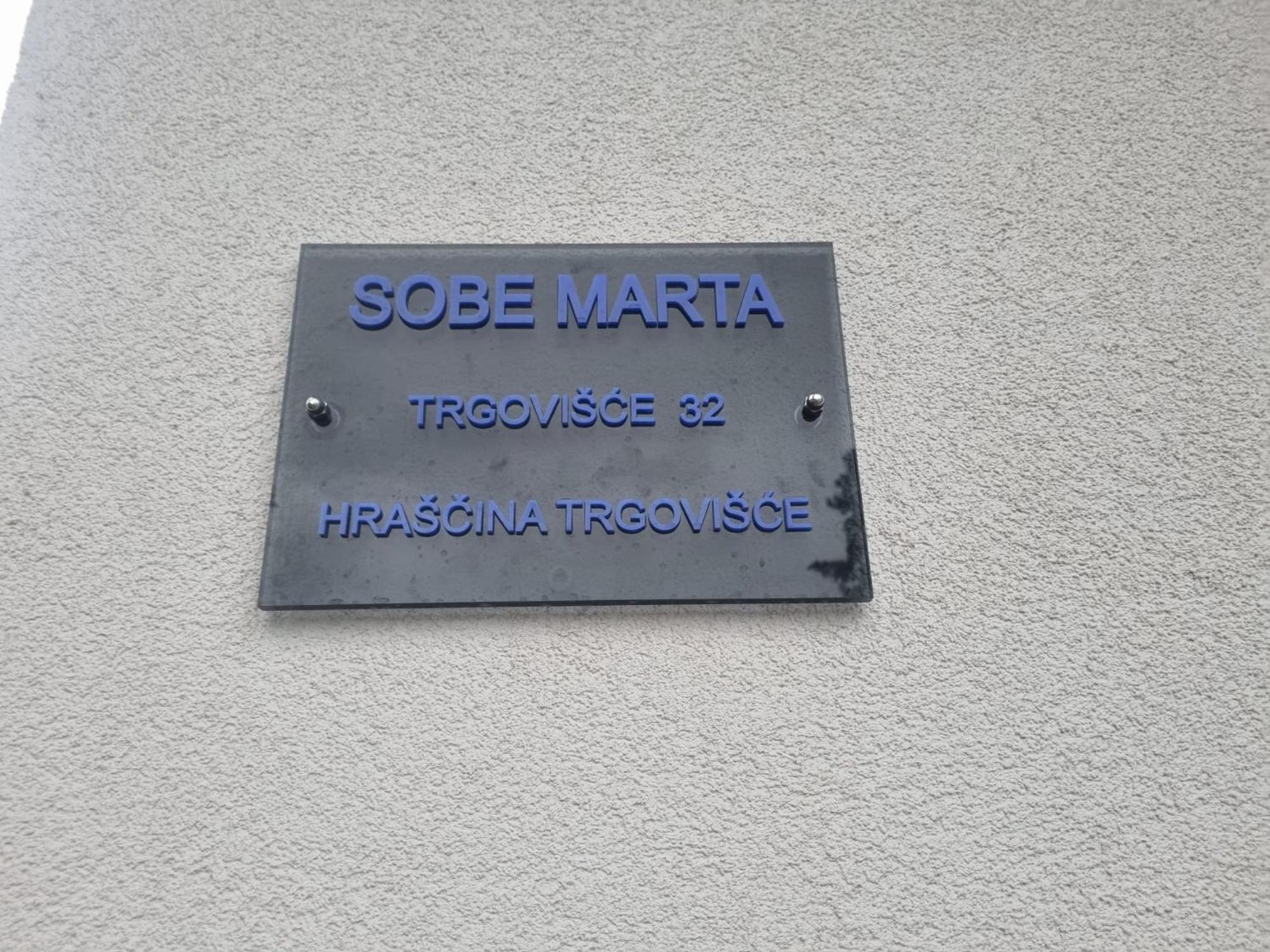 Sobe Marta Hotel Trgovisce Eksteriør billede